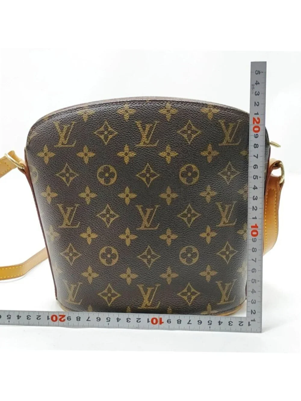 Authentic Louis Vuitton Drouot Monogram Canvas Crossbody Bag Vintage